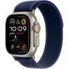 Apple Watch Ultra 2 49mm Natural Titanium Case with Blue Trail Loop S/M 2024